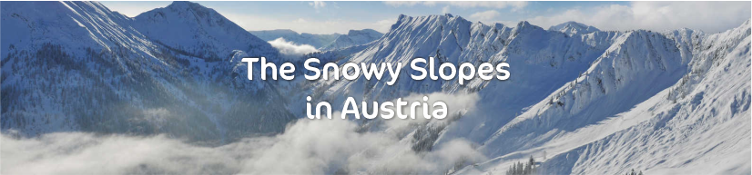 The Snowy slopes in Austria