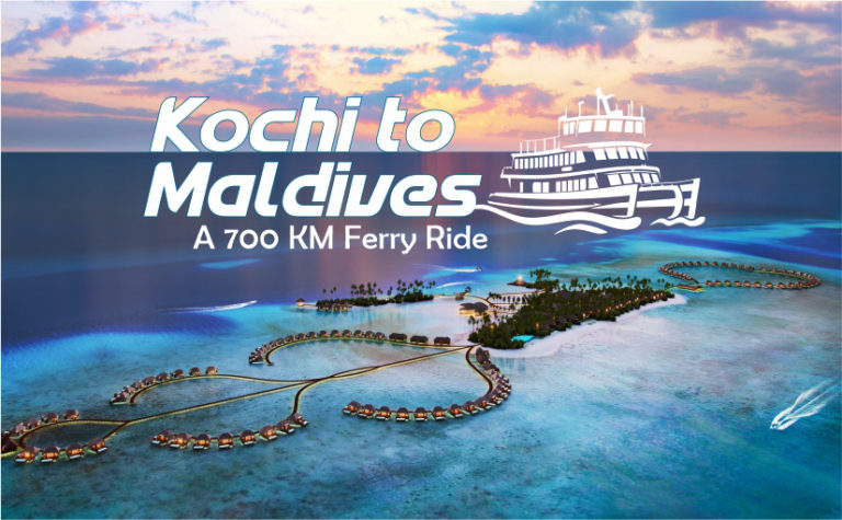kochi to maldives cruise distance